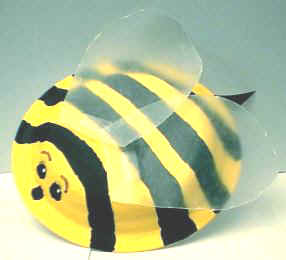 Z talerzyków - pszczółka z papierowego talerzyka.jpg
