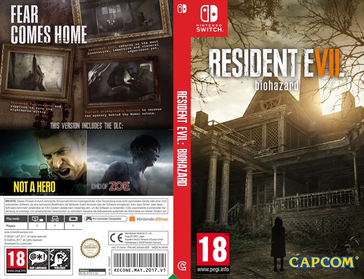  Cover Nintendo Switch - Resident Evil 7 Biohazard Nintendo Switch - Cover.jpg