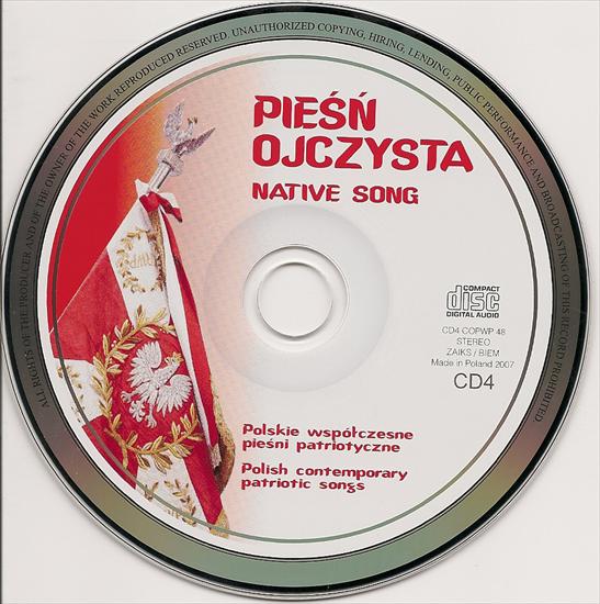 CD 4 - Polskie współczesne pieśni patriotyczne - OkadkaCD-4.jpg